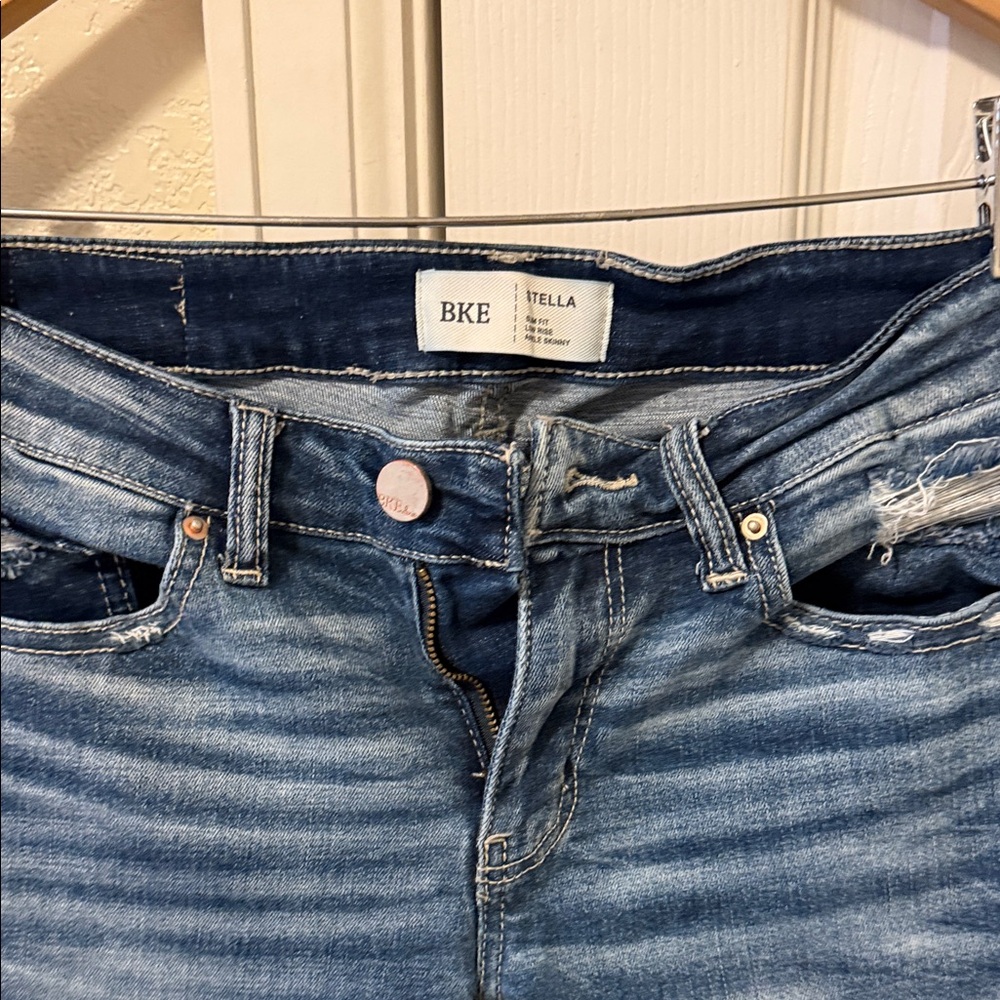 BKE Stella Women's Light Blue Skinny Jeans